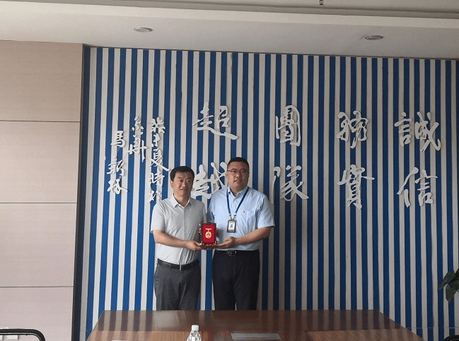 城阳区总工会王主席一行来凯发一触即发官网调研指导